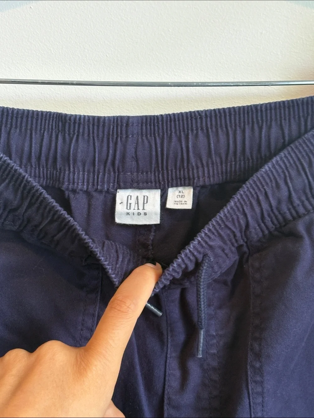 GAP Boys Navy Drawstring Jogger Pants